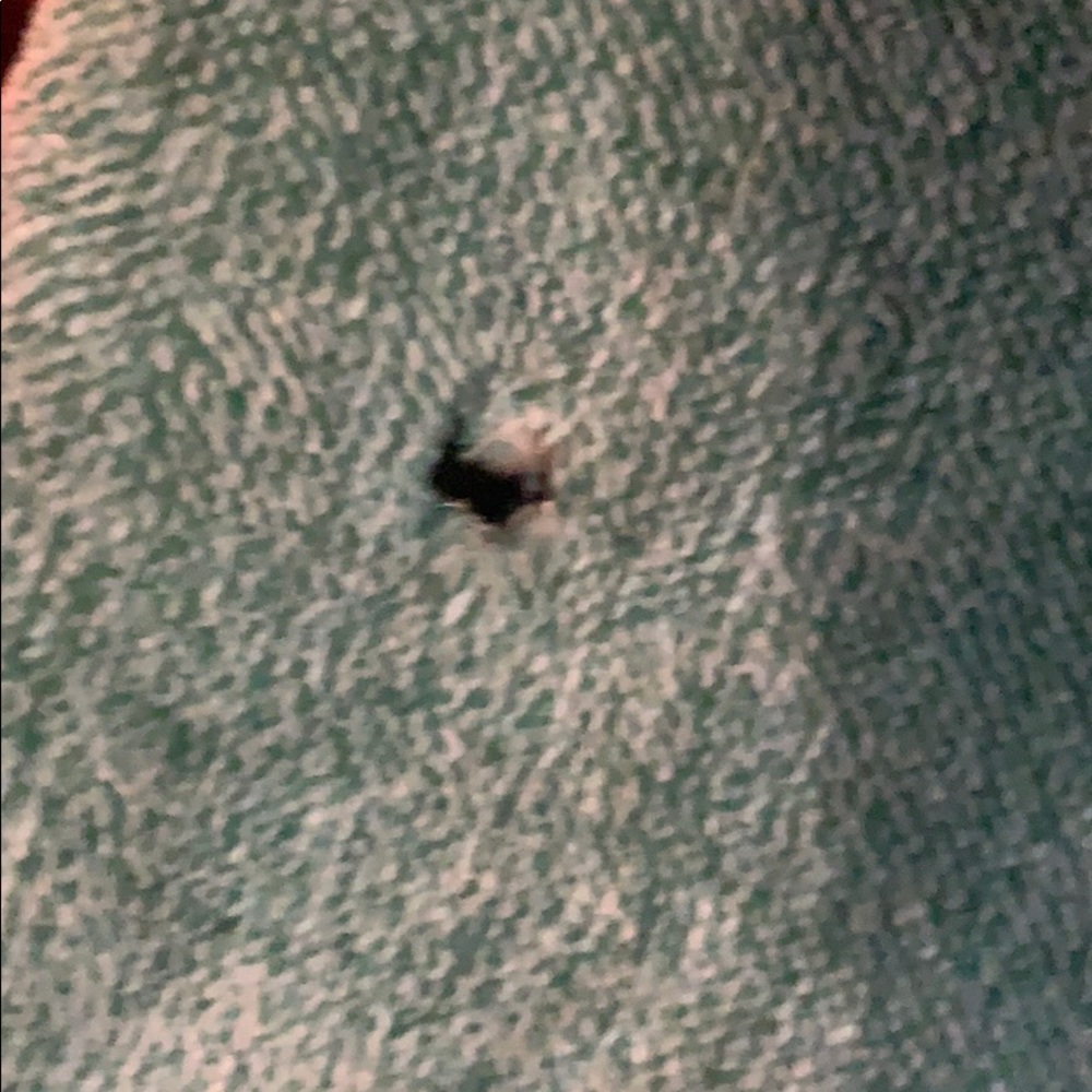 Blue fuzzy zip jacket from Free Country. - Picture 5 of 5